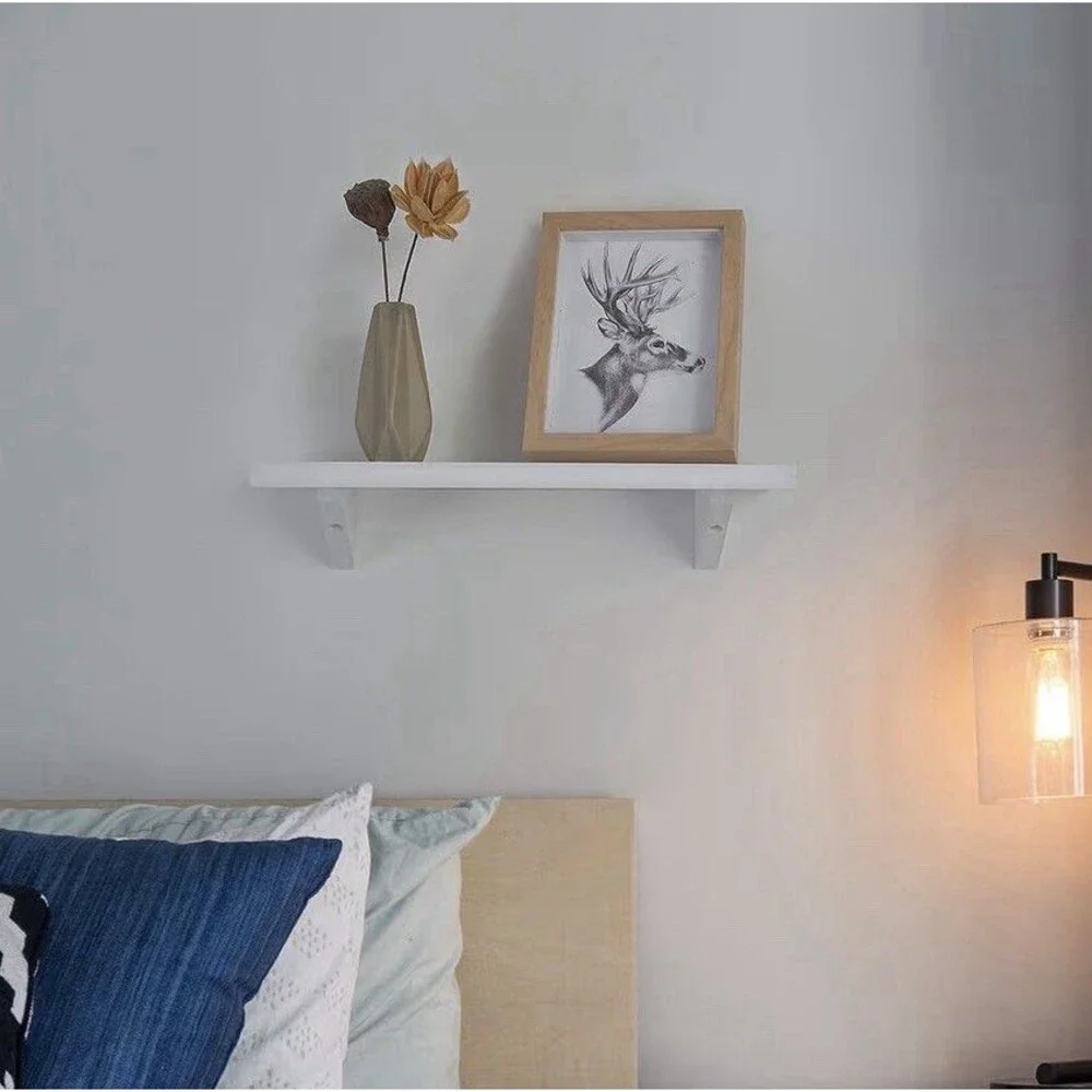 JS Home Set Of 2 Wall Shelves 16.9 Inches Wall Mounted NEW